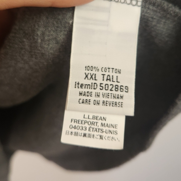 L.L. Bean Men's Unshrinkable Waffle Henley Long-Sleeve Traditional Fit XL Tall - Picture 6 of 9